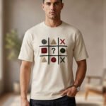 Tic-Tac-Toe Textured Graphic Tee