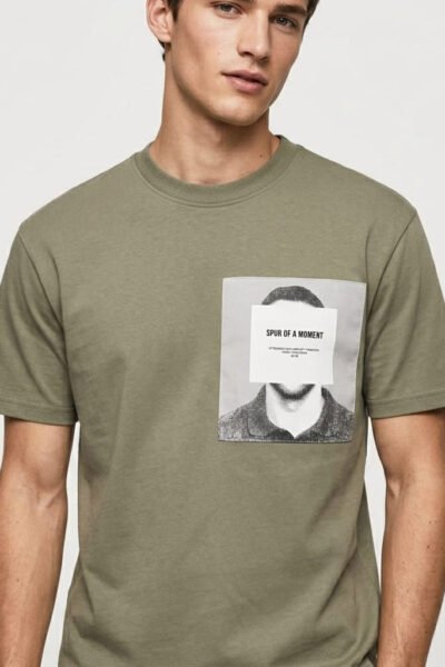 Spur of the Moment Graphic Pocket Tee