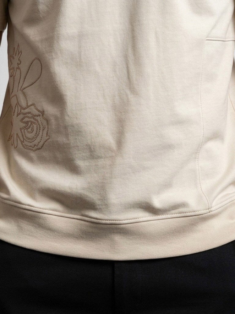 The Ivory Rose Heavyweight Relaxed Tee - Image 4