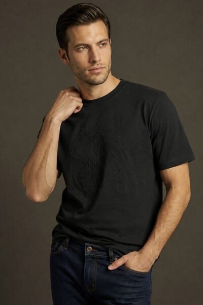 Premium Black Heavyweight Relaxed Fit Tee