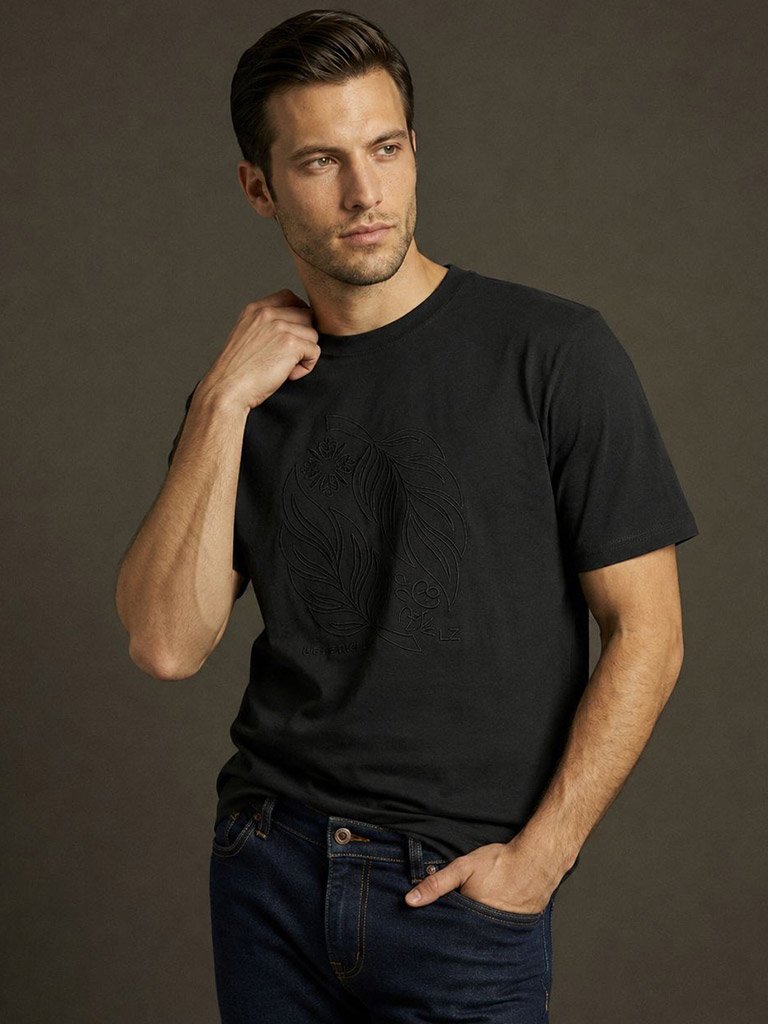 Premium Black Heavyweight Relaxed Fit Tee