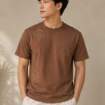 Tropical Oasis Embroidered Heavyweight Tee