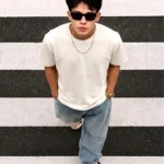Off-White Heavyweight Boxy Fit Crewneck T-Shirt