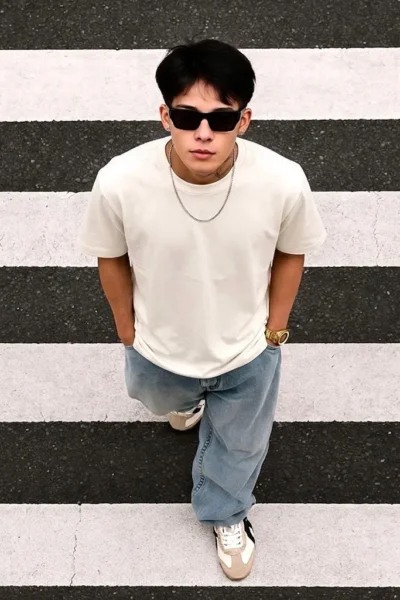 Off-White Heavyweight Boxy Fit Crewneck T-Shirt