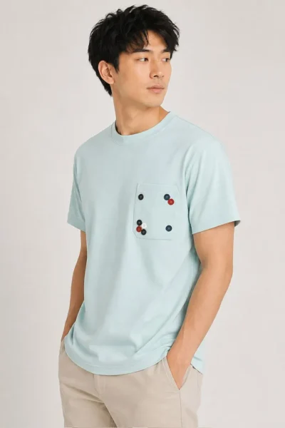 Light Sky Heavy GSM Cotton Relax Fit T-Shirt